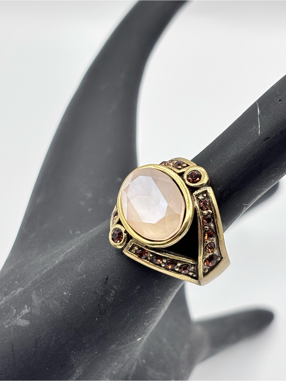 Heidi Daus Conscious Coupling Statement Ring size 6-3/4